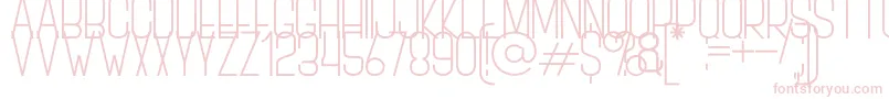 BOVEN 3 Font – Pink Fonts on White Background