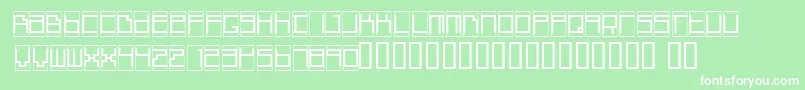 Boxtop   Font – White Fonts on Green Background