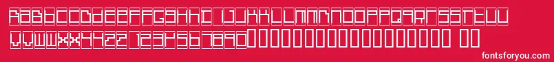 Boxtop   Font – White Fonts on Red Background