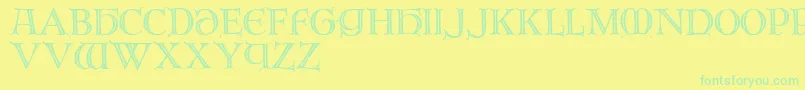Więcej informacji o czcionce br Czcionka br – zielone czcionki na żółtym tle