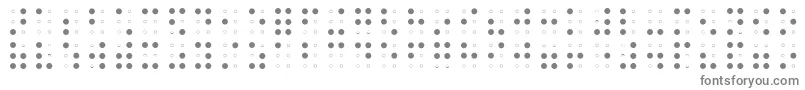 フォントBRAIA    – 白い背景に灰色の文字