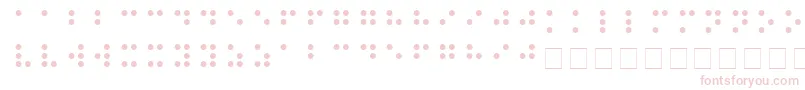Police BRAILLE – polices roses