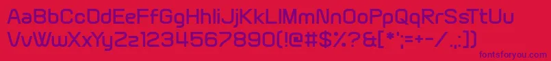 Brain Wants Font – Purple Fonts on Red Background