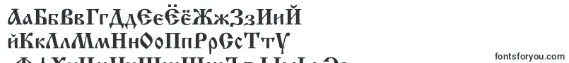 Oldscriptc-Schriftart – russische Schriften