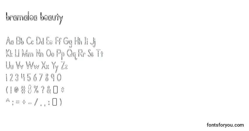 Fuente Bramalea beauty - alfabeto, números, caracteres especiales