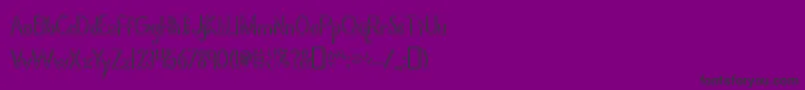 bramalea beauty Font – Black Fonts on Purple Background