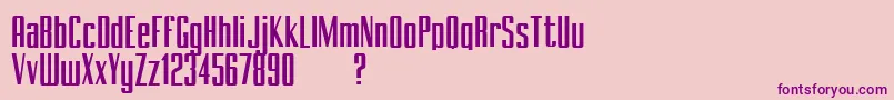 More about BRANCHEМЃ Demo Font BRANCHEМЃ Demo Font – Purple Fonts on Pink Background
