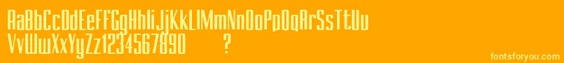 More about BRANCHEМЃ Demo Font BRANCHEМЃ Demo Font – Yellow Fonts on Orange Background