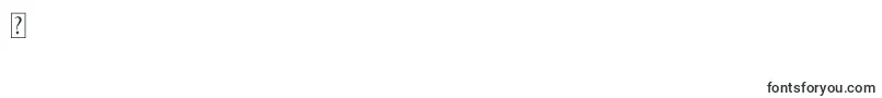 フォントBrandy mono typeface – フォント数字6