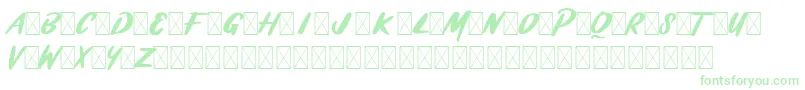 BRASHIO-Schriftart – Grüne Schriften