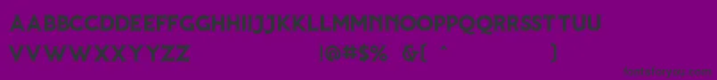 Шрифт Brattlies – чёрные шрифты на фиолетовом фоне