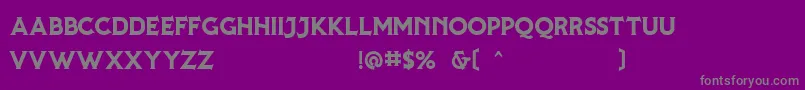 Brattlies Font – Gray Fonts on Purple Background