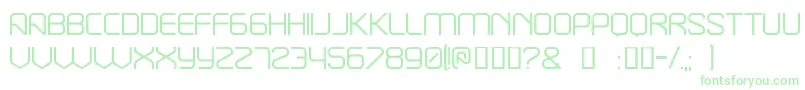 BREAK    Font – Green Fonts on White Background