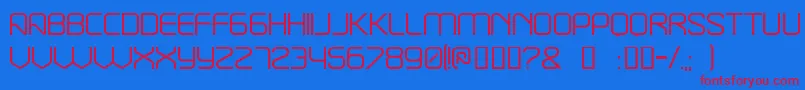 BREAK    Font – Red Fonts on Blue Background