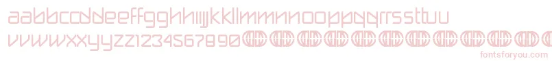 break label DEMO Font – Pink Fonts on White Background