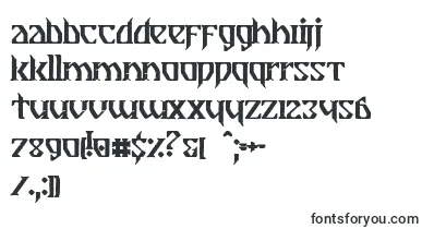 Breathe Fire II font – celtic Fonts