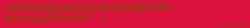 More about Breavenheart Font Free Font Breavenheart Font Free Font – Brown Fonts on Red Background