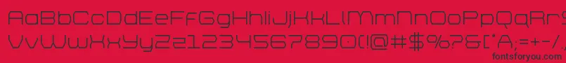 bretton Font – Black Fonts on Red Background