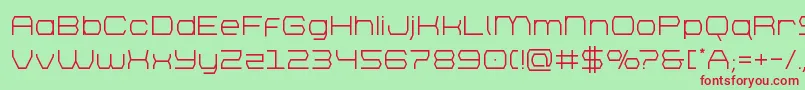 bretton Font – Red Fonts on Green Background