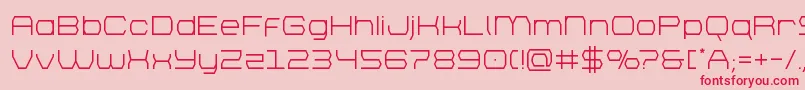 bretton Font – Red Fonts on Pink Background