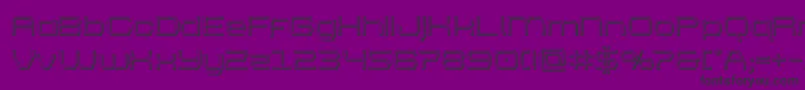 Шрифт bretton3d – чёрные шрифты на фиолетовом фоне