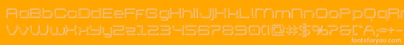 Подробнее о шрифте bretton3d Шрифт bretton3d – розовые шрифты на оранжевом фоне