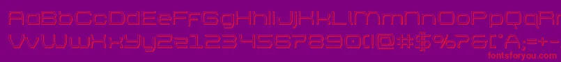 bretton3d Font – Red Fonts on Purple Background