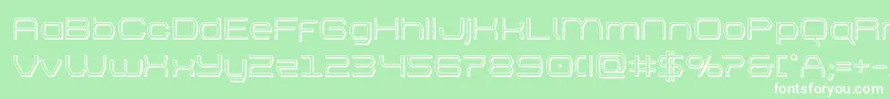 bretton3d Font – White Fonts on Green Background