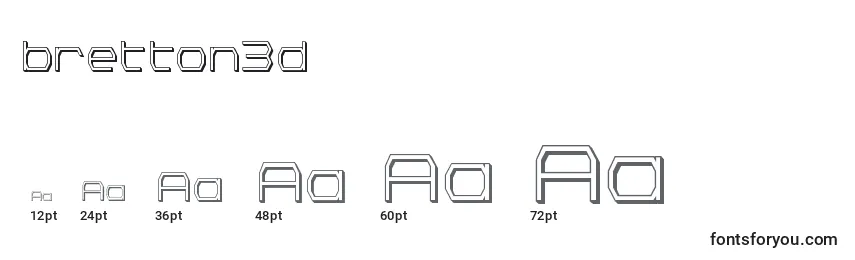Bretton3d Font Sizes