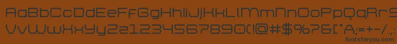 brettonbold Font – Black Fonts on Brown Background