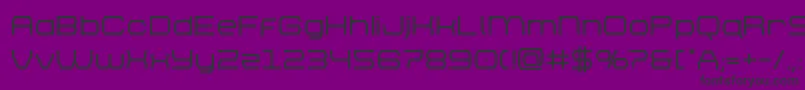 brettonbold Font – Black Fonts on Purple Background