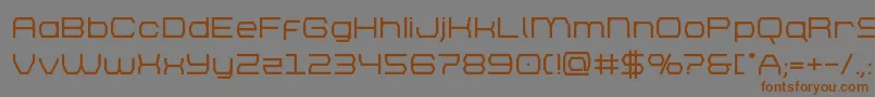 brettonbold Font – Brown Fonts on Gray Background