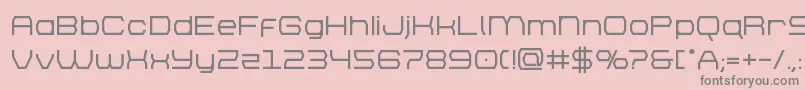 brettonbold Font – Gray Fonts on Pink Background