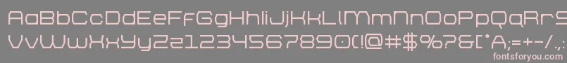 brettonbold Font – Pink Fonts on Gray Background