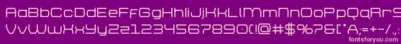 brettonbold Font – Pink Fonts on Purple Background