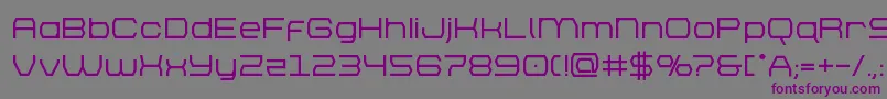 brettonbold Font – Purple Fonts on Gray Background