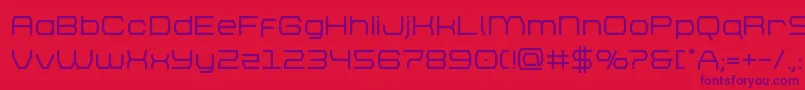 brettonbold Font – Purple Fonts on Red Background