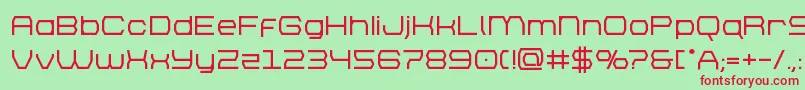 brettonbold Font – Red Fonts on Green Background