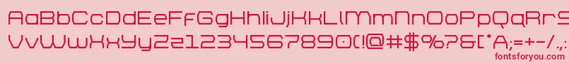 brettonbold Font – Red Fonts on Pink Background