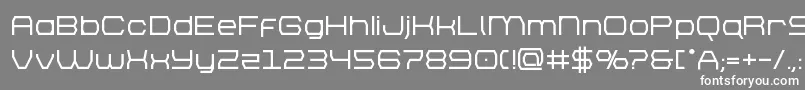 フォントbrettonbold – 灰色の背景に白い文字