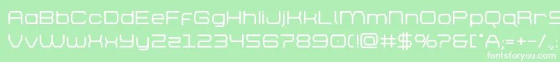brettonbold Font – White Fonts on Green Background