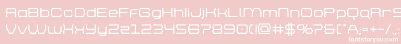 フォントbrettonbold – ピンクの背景に白い文字