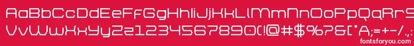 brettonbold Font – White Fonts on Red Background