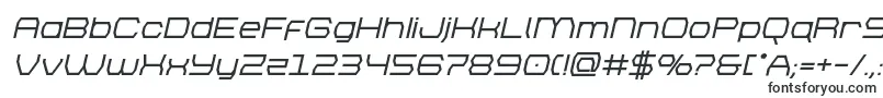 Шрифт brettonboldital – технические шрифты