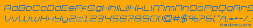 More about brettonboldital Font brettonboldital Font – Blue Fonts on Orange Background