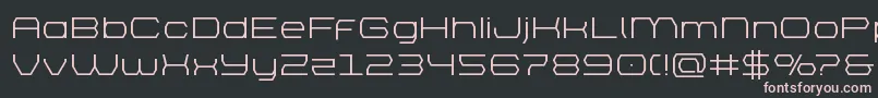 brettonexpand Font – Pink Fonts on Black Background