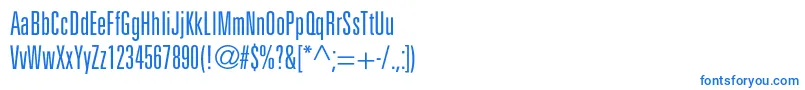 Lisätietoja Unicumcondlightc-fontista Unicumcondlightc-fontti – siniset fontit valkoisella taustalla