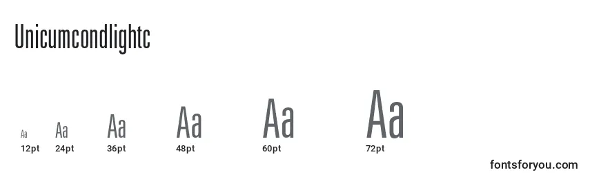 Unicumcondlightc Font Sizes