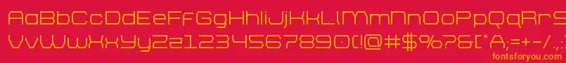 More about brettonsemibold Font brettonsemibold Font – Orange Fonts on Red Background