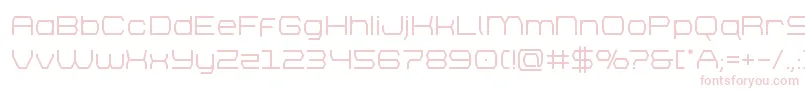 Шрифт brettonsemibold – розовые шрифты